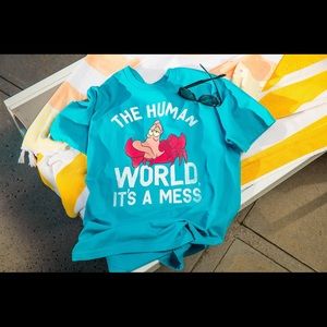 NWT Disney “The Human World is a Mess” Shirt